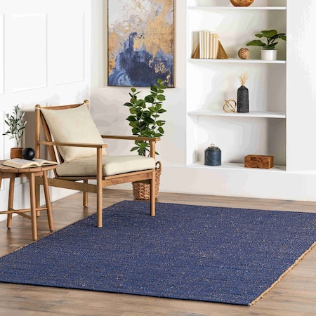 Nuloom Elfriede Farmhouse Jute Blend Area Rug 9ft x 12ft HMMT01D-9012